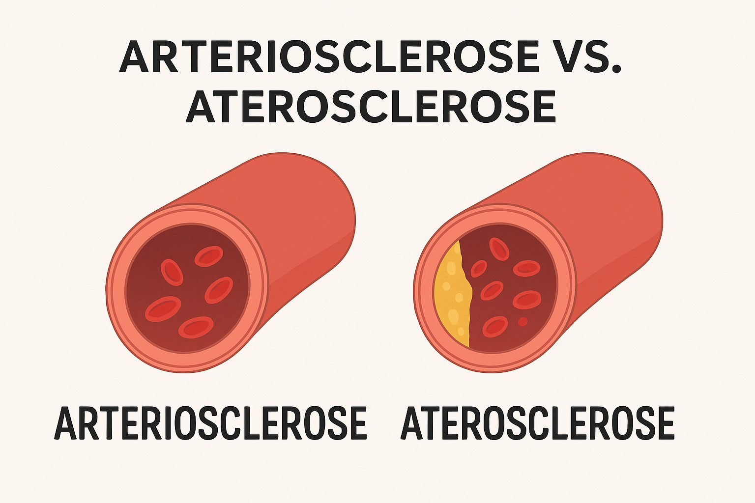 Arteriosclerose vs. aterosclerose: diferenças e tratamentos adequados